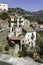 Hillside houses in old town Savoca. City of the Godfather film.