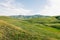 Hillside landscape in the mountains