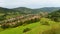 Hillside overlooking Copsa Mare, Transylvania, Romania