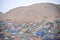 Hillside slums on the outskirts of Lima, Peru