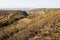 Hillsides of Burnt Bush After Uncontrolled Wildfire