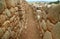 The Hilltop Ruins with Amazing Incan Stonework at Chinchero, Cuzco, Peru