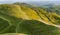 Hillwalkers enjoy the sunrise at Malvern Hills