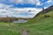 A hillwalking route up to Arthurâ€™s Seat, the highest point in Edinburgh located at Holyrood Park, Scotland, UK