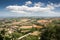 Hilly countryside of le Marche, Italy