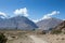 Hilly landscape in the Fan Mountains. Pamir. Tajikistan