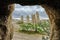 Hilly landscape. Goreme, Cappadocia - landmark attraction in Turkey