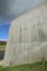 HILPOLTSTEIN, GERMANY - APR 18 2017 : Scheitelhaltung, a stone wall marking the European Watershed at the Rhine-Main-Danube Canal