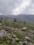 Himachal Pradesh, India - June 8th, 2022 : Landscapes of Hampta Pass Trek, Camping in Mountains