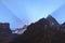 Himalaya Machapuchare mountain with sunrise, Annapurna basecamp, Nepal