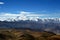 Himalaya mountain ranges from the road