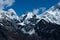 Himalaya peaks: Pumori, Changtse, Nirekha and side of Everest