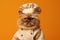 Himalayan Cat Dressed As A Chef On