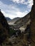 Himalayan City Kagbeni as seen through a Gorge