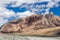 Himalayan landscape in Himalayas along Manali-Leh highway. Himachal Pradesh, India