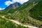 Himalayan landscape with wild natural beauty, Gangotri National Park, the glacial source of River Ganga / Ganges