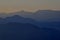 Himalayan Mountain Range Seen from Dalhousie India