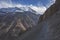 Himalayan Mountains of Nepal. Trail to Tilicho Lake, Annapurna circuit trek