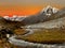 Himalayan Mountains Sunset