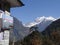 Himalayan mountains view, annapurna area,