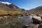 Himalayan river on the way to nubra valley from Ladakh ,India