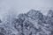 Himalayan Snowy Ridgeline in the Fog