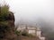 Himalayan Town Shrouded in Monsoon Cloud