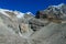 Himalayas glacier near Kanchenjunga mountain landscape