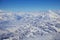 Himalayas Mountain Range from an Aircraft