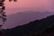 Himalayas mountain range from Binsar Zero point,  Kumaon, Uttarakhand, India