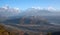 Himalayas mountain range from Sarangkot Hill, Nepal