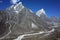 Himalayas mountains in the end of may, Everest trek, Nepal