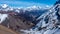 Himalayas mountains on the way to Tilicho lake Tilicho Tal 4920 m. Annapurna Trek, Himalaya, Nepal