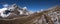 Himalayas panorama with Cholatse and Taboche peaks