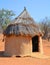 The Himba hut are indigenous peoples living in northern Namibia,