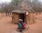 Himba tribe living in Northern Namibia in the Kunene region