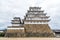 Himeji Castle historic landmark with cloudy. Hyogo, japan