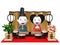 `Hina Ningyou` Japanese traditional dolls for girls.