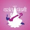 Hindi Typography - Happy Vasant Panchami - Means Happy Vasant Panchami - Indian Festival