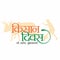 Hindi Typography - Kisan Diwas Ki Hardik Shubhkamnaye - Means Happy Farmers Day - Banner Illustration