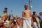 A Hindu devotee come to take holy bath at KumbhMela