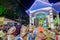 Hindu devotees dancing for Charhak festival, for welcoming Bengali new year 1424.