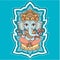 Hindu elephant God Lord Ganesh. Hinduism.