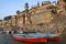 Hindu Ghats on the Holy River Ganges - Varanasi - India