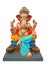 Hindu God Ganesha. colorful Ganesha Idol on white background