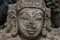 Hindu god lord vishnu stone carving