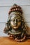 Hindu God - Shiva with rudraksha rosary on the head.