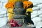 The hindu god siva is worshipped in lingam form.