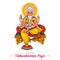 Hindu God Vishwakarma, an architect, and divine engineer of universe