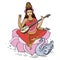 Hindu Goddess Saraswati.